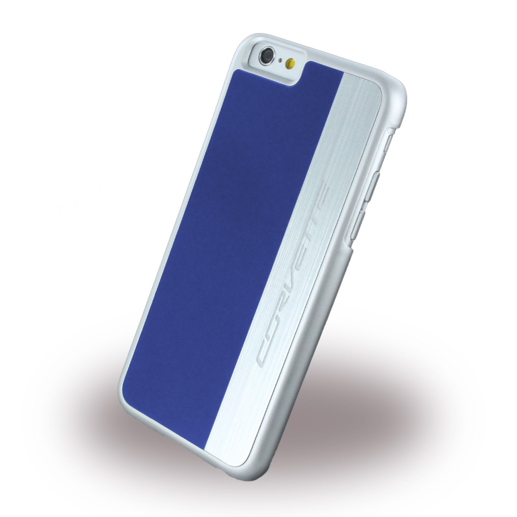 Corvette Brushed Alluminium Hülle iP 6,6s Blau