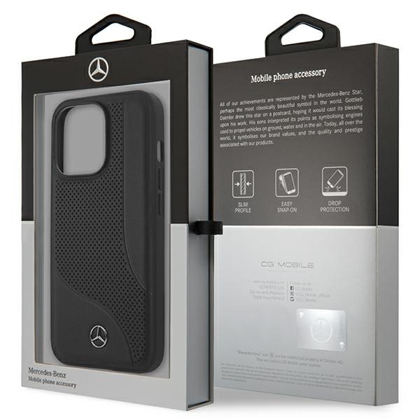 Leather Perforated Area Hardcase iPhone 13 Mini