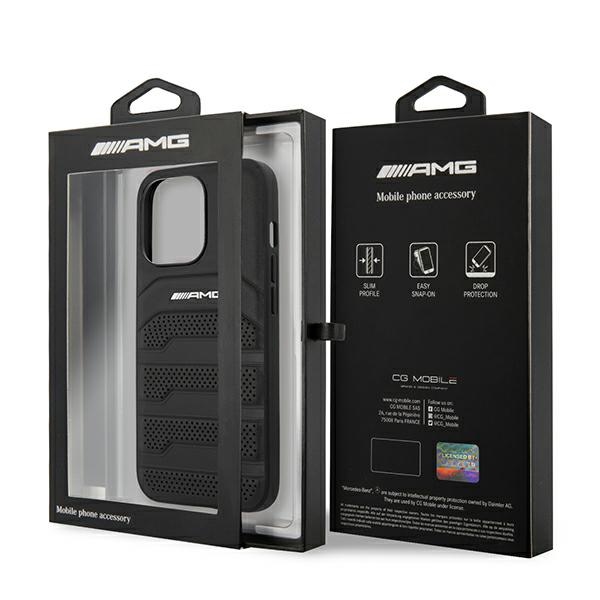 Debossed Lines Leder Hard Case iPhone 13 mini