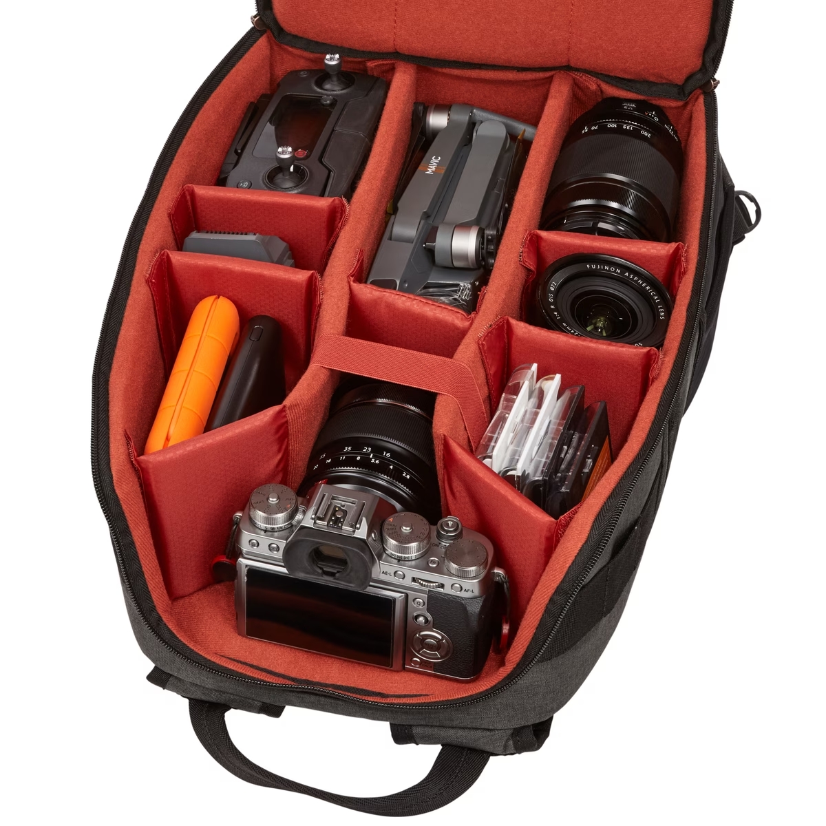 Case Logic ERA Backpack Obsidian Grau