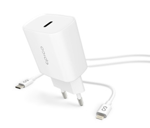 USB-C Power charger mit Lightning cable