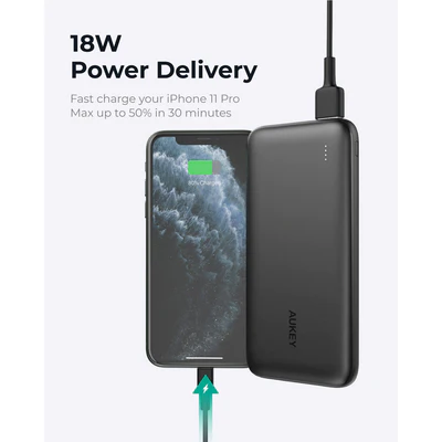AUKEY PB-N73S 18W PD USB C Powerbank 10.000mAh