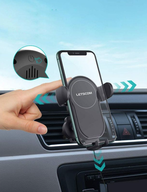 Letscom One X KFZ Halter mit Wireless