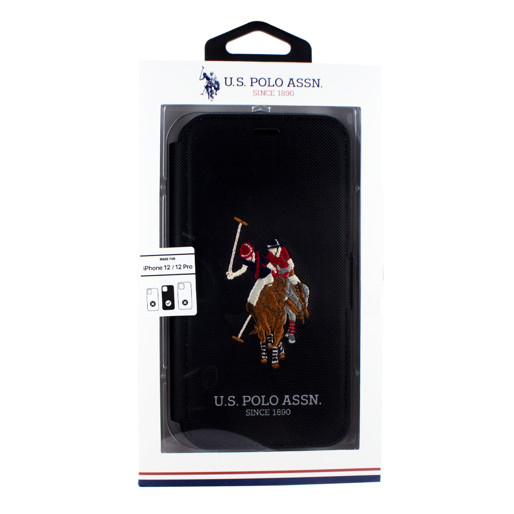 Embroidery Collection Book Case iPhone 12, 12 Pro (6.1)