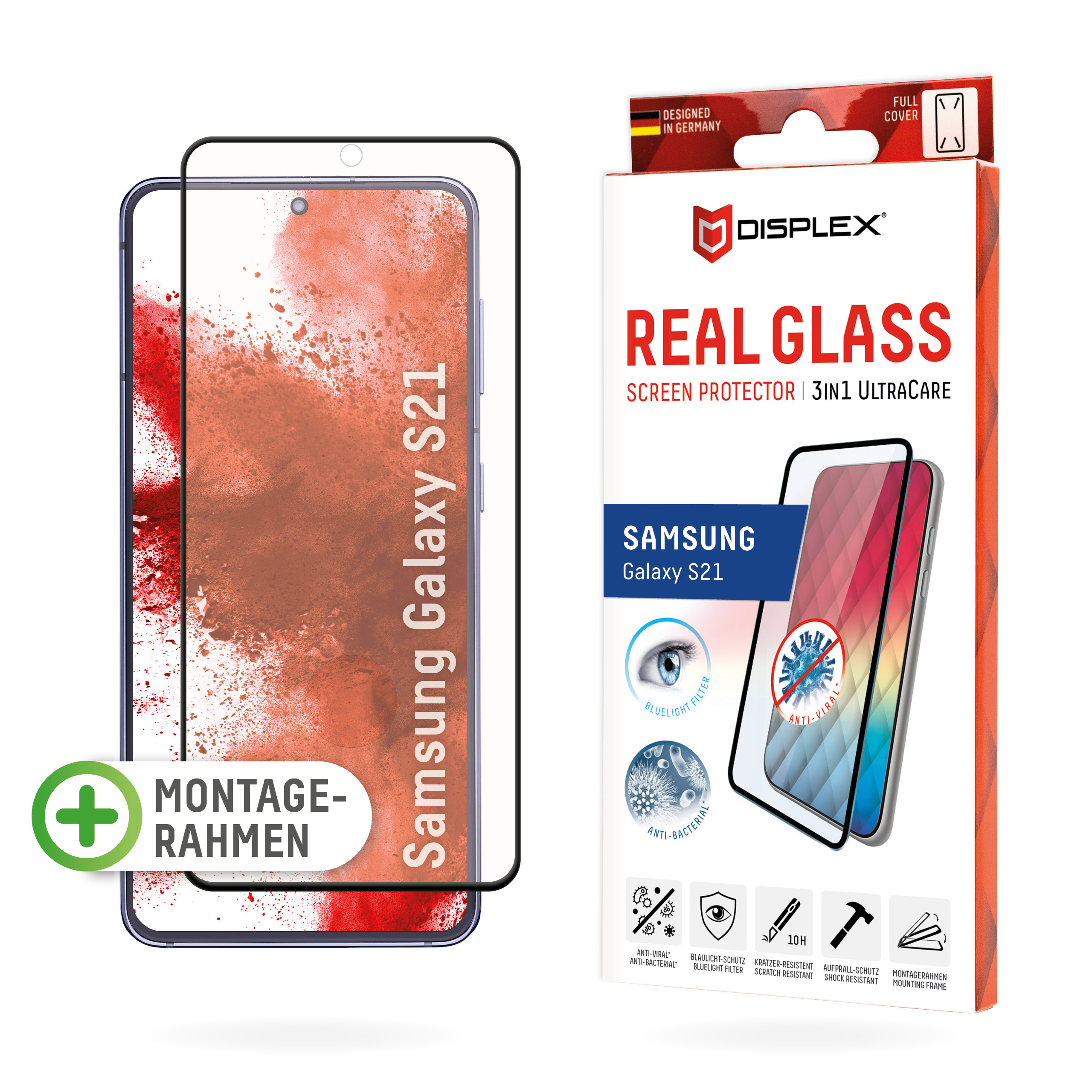 3in1 UltraCare Glass FC G996F Galaxy S21 +