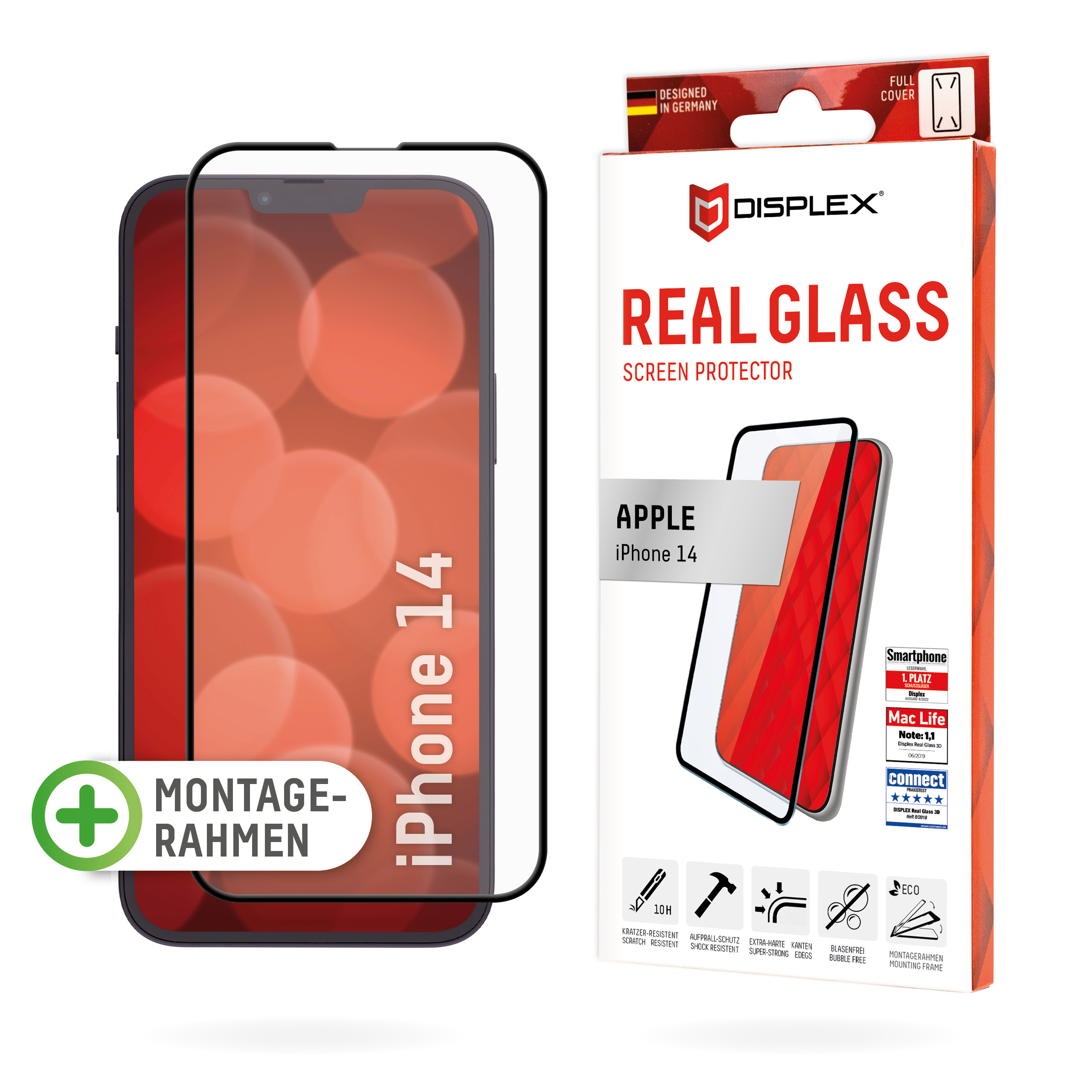 Displayschutzglasfolie Real Glass iPhone 13/13 Pro / 14